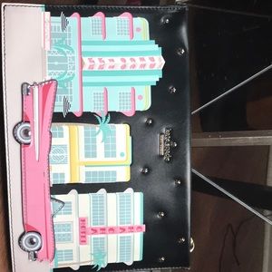 Kate Spade clutch with shoulder strap